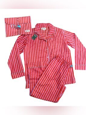 Ink& Alloy Bonnie Pajama Set Lavender & Poppy L